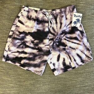 Trunks Surf & Swim Ink Splash Tie Dye Printed Swim Shorts